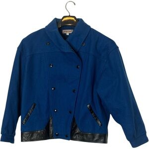 Vintage made in USA Blue Double-Breasted Jacket